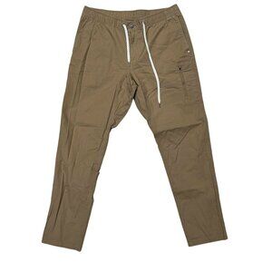 Vuori Men's Climber Dura Terra Ripstop Khaki Brown Drawstring Pants 34x30